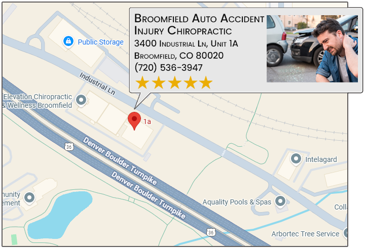 Broomfield Auto Accident Injury Chiropractic on googlemap