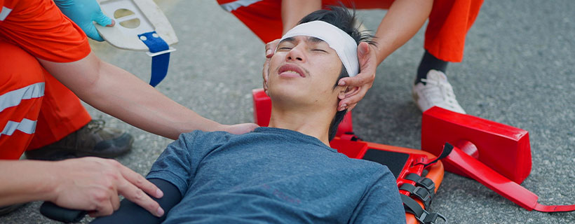 auto accident injury patient in need of concussion treatment in Broomfield