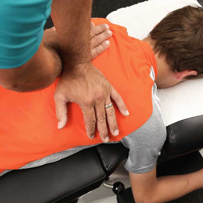 drop table technique for auto accident chiropractic treatment in Broomfield