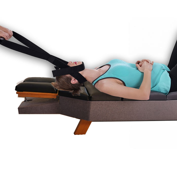 Y-Strap Adjustment for auto accident chiropractic treatment in Broomfield